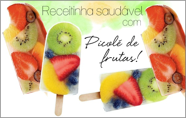 PICOLE COM FRUTAS